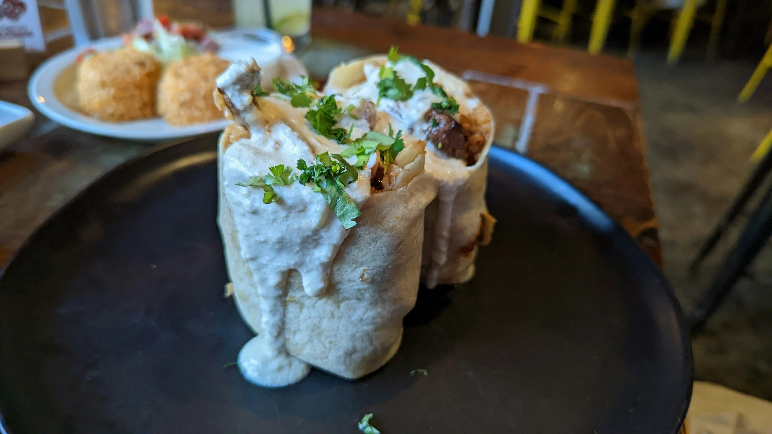 California style burrito