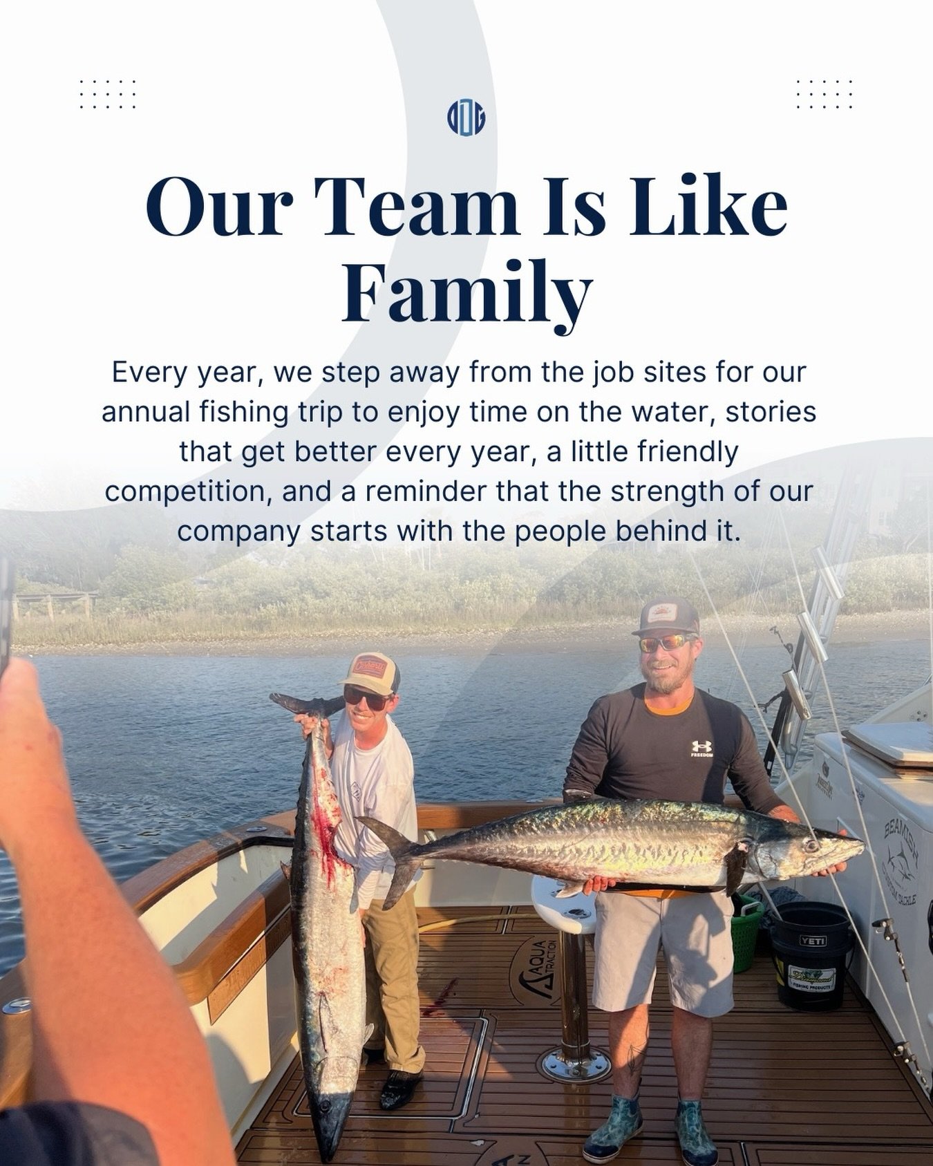 Construction is demanding work. Early mornings. Long days. Tight schedules. High standards.

Our team shows up and delivers, project after project. And we believe that kind of commitment deserves more than a thank-you at the end of the week.

We&rsqu