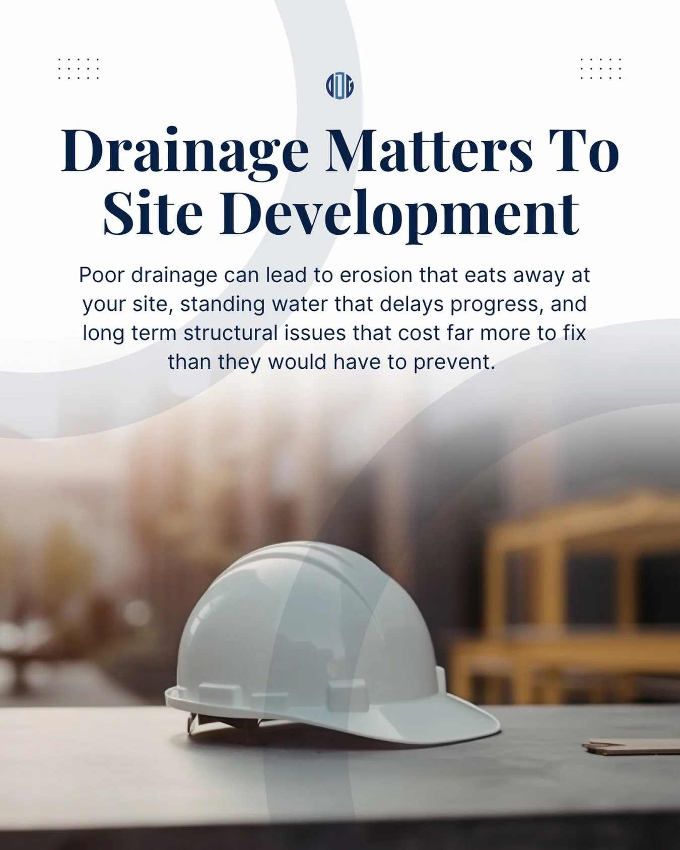 Water is one of the most overlooked factors on a job site, and it&rsquo;s also one of the most destructive when it isn&rsquo;t handled correctly.

The reality is that drainage problems don&rsquo;t usually show up right away. They build over time, and