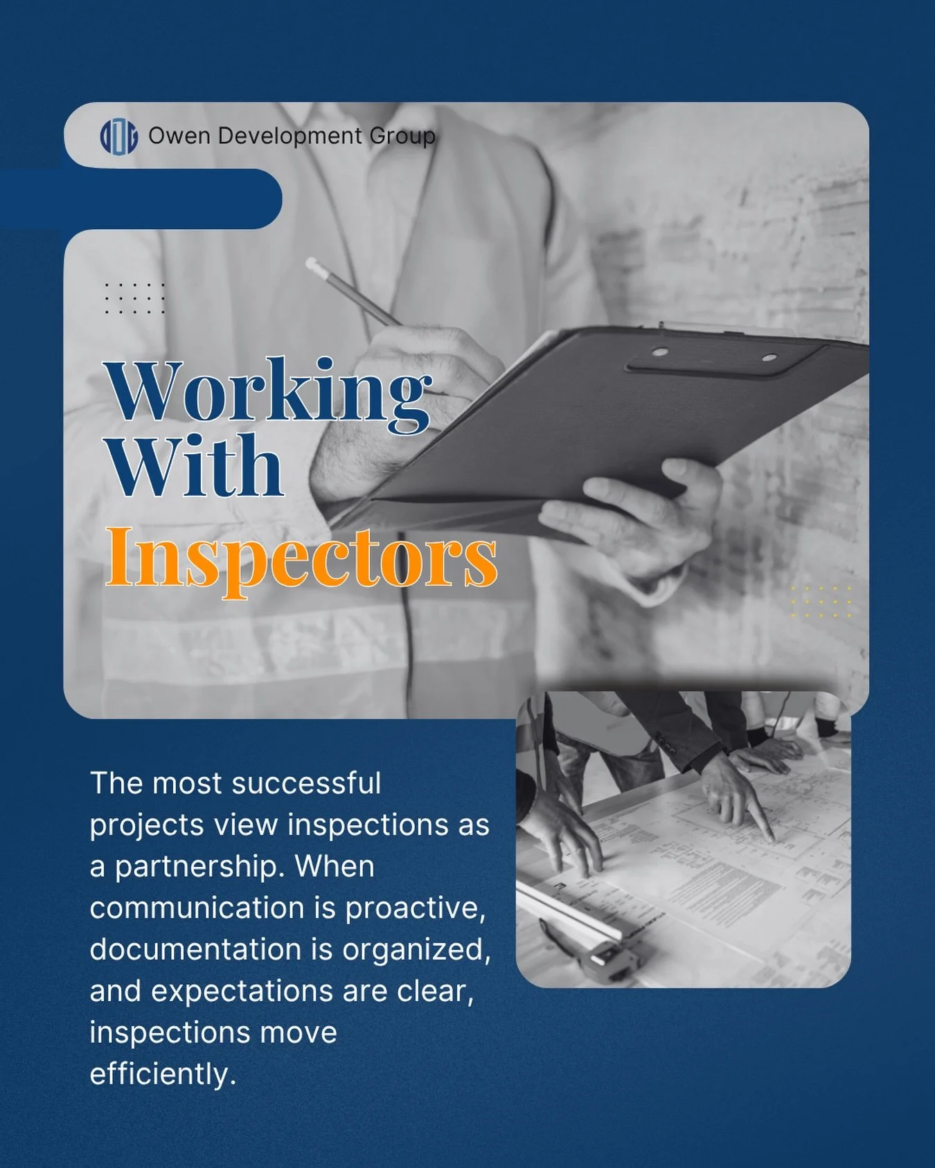 Inspections are a normal part of every commercial site development project, but they shouldn&rsquo;t feel like a roadblock.

The most successful projects approach inspections as a partnership. When communication is proactive, documentation is organiz