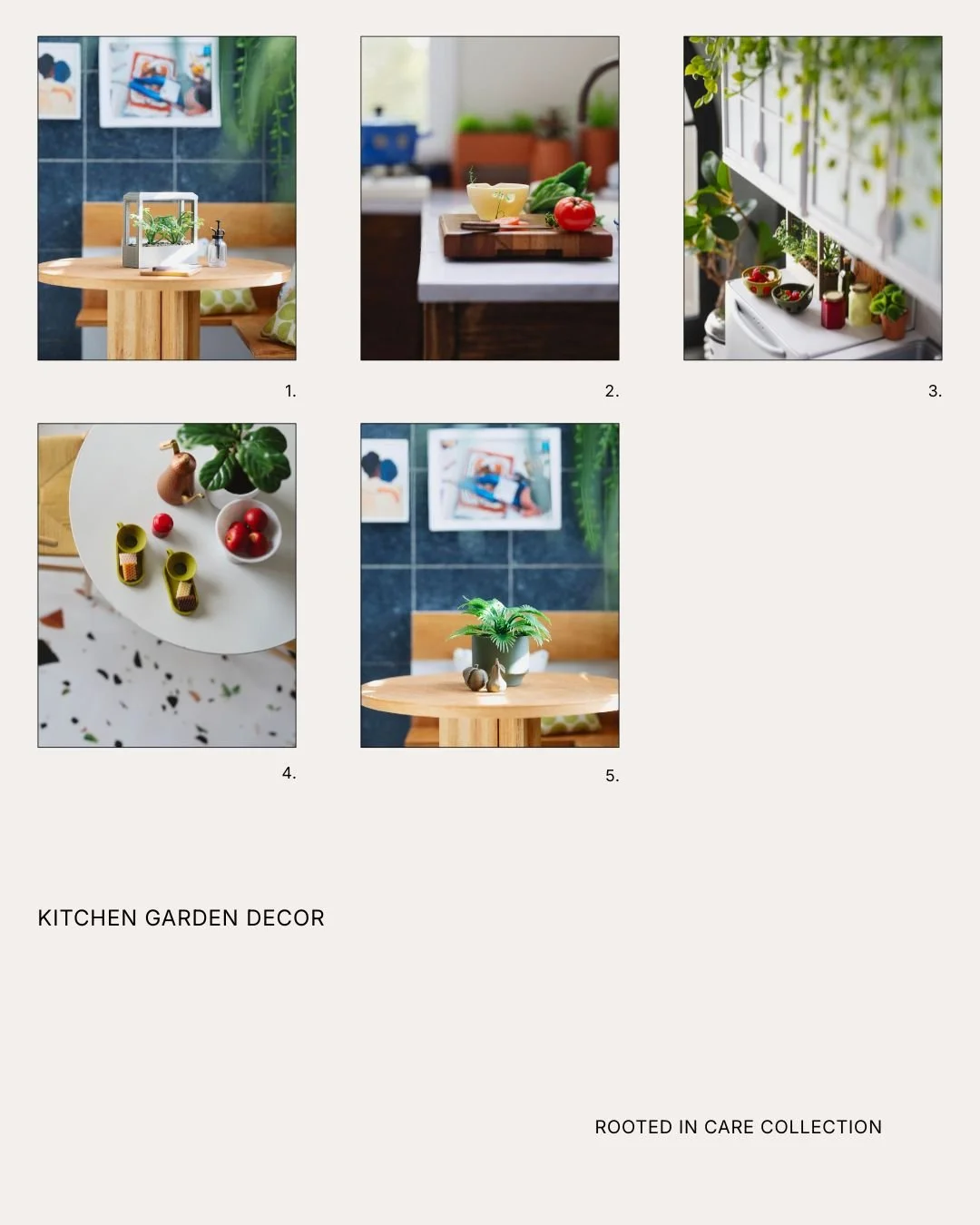 Kitchen Garden Decor Set- Rooted in Care Collection
