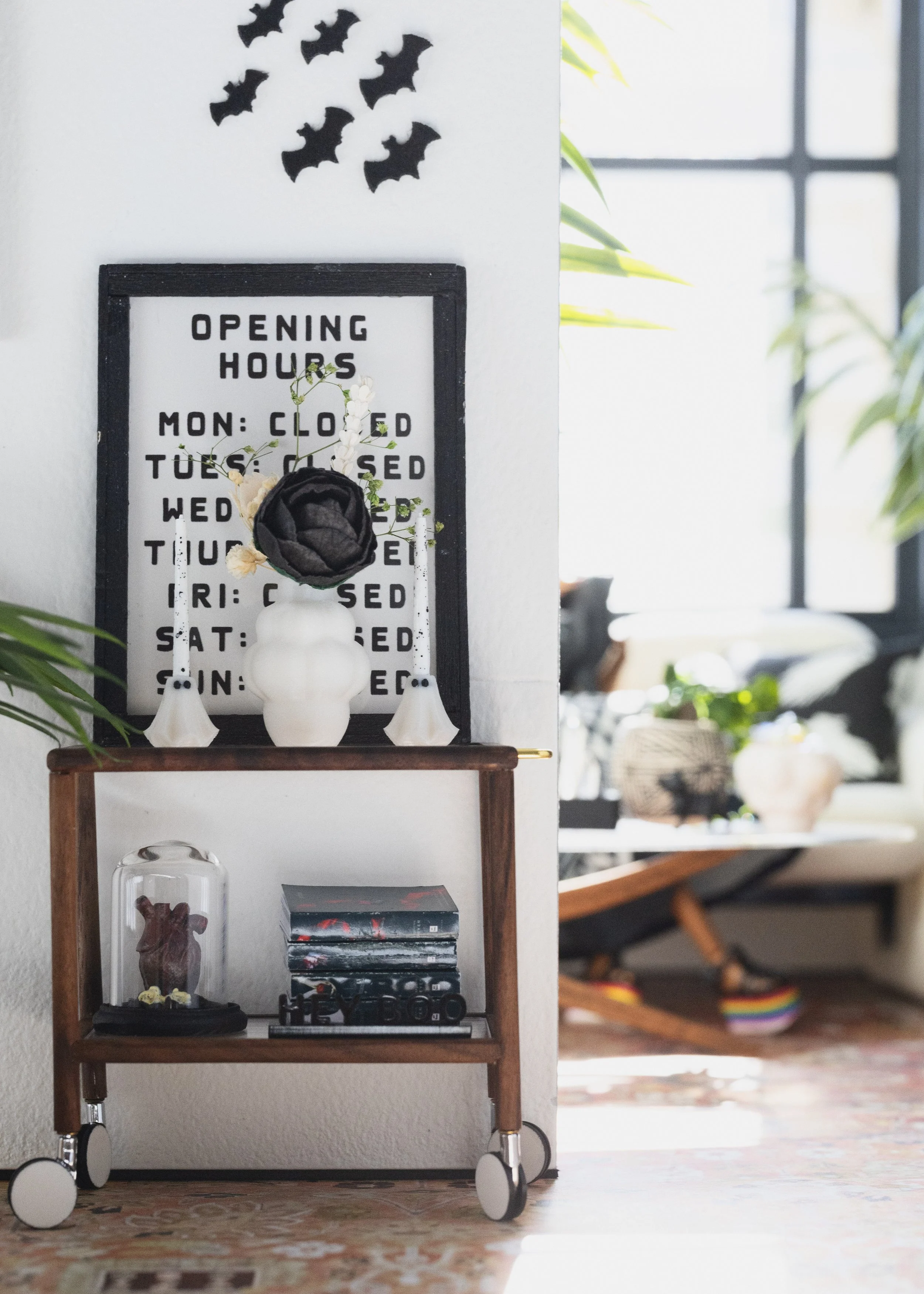 Creating a Modern Halloween Home in Miniature