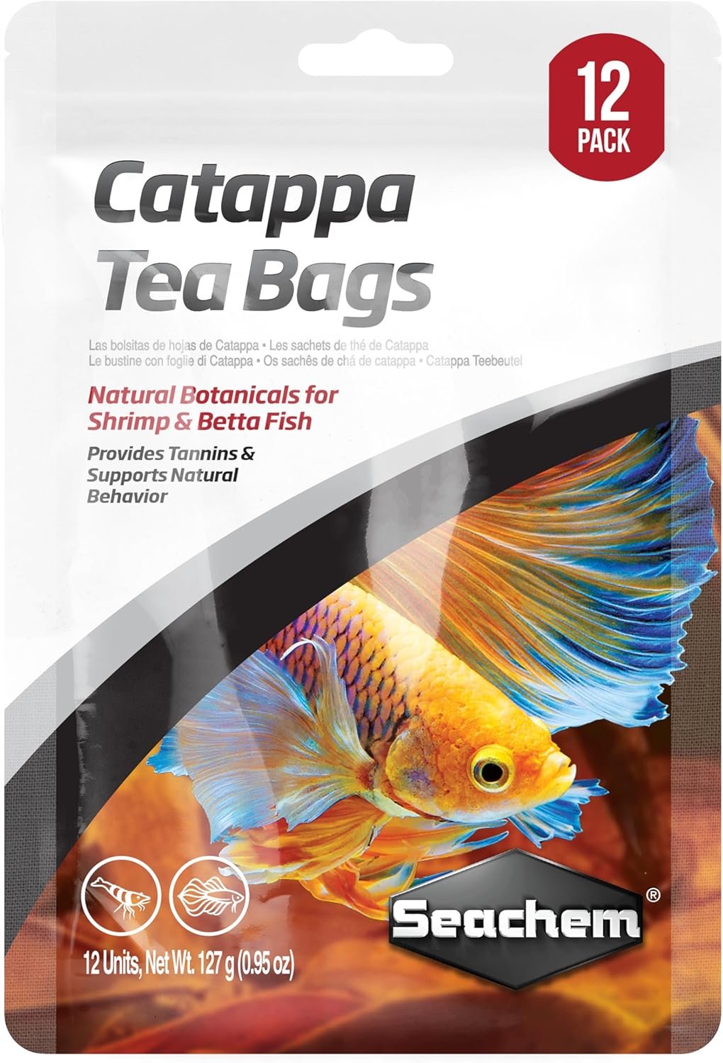 Sachets de thé de Catappa Seachem