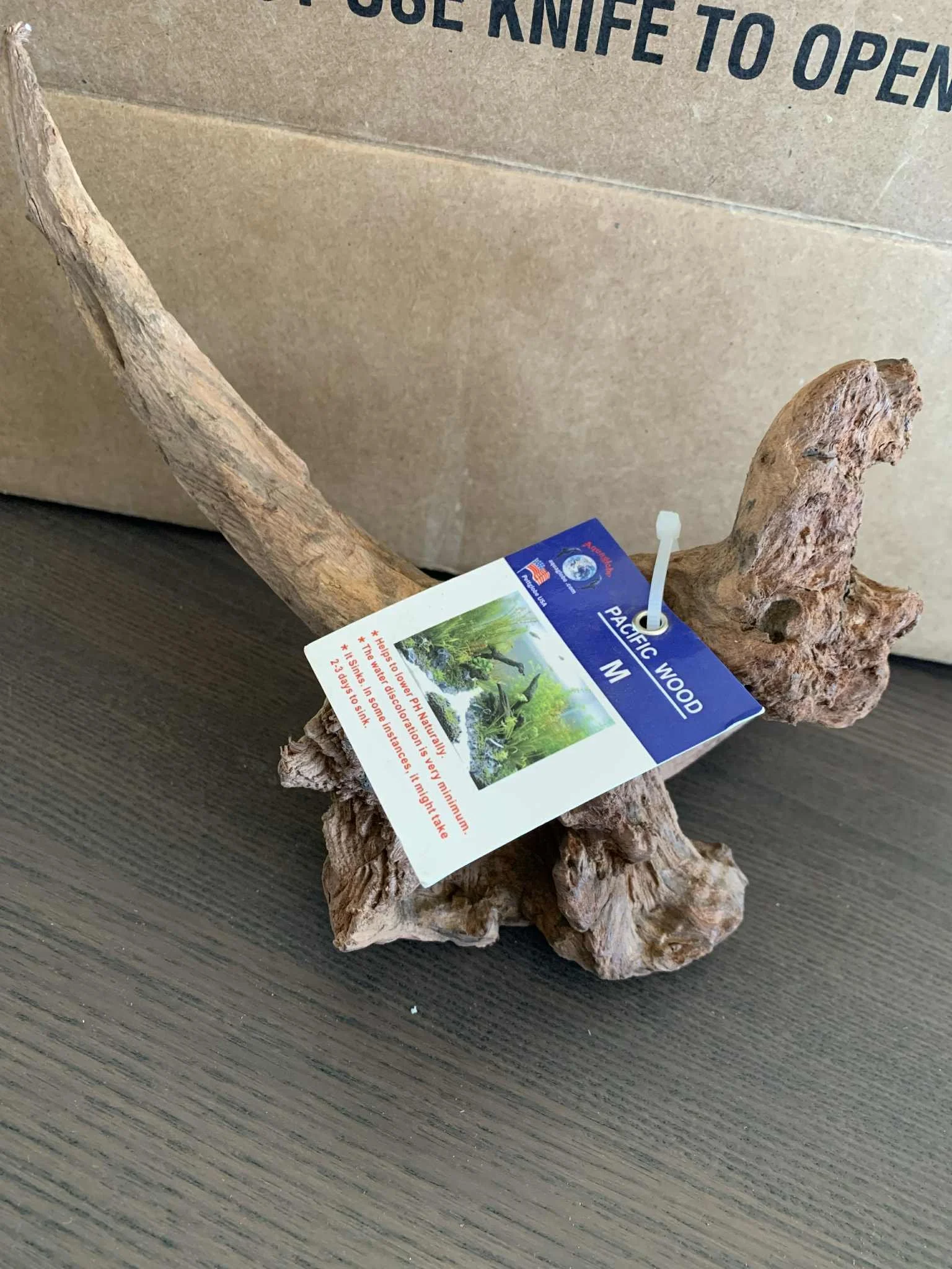 Pacific Wood Bois d'aquarium naturel (moyen)