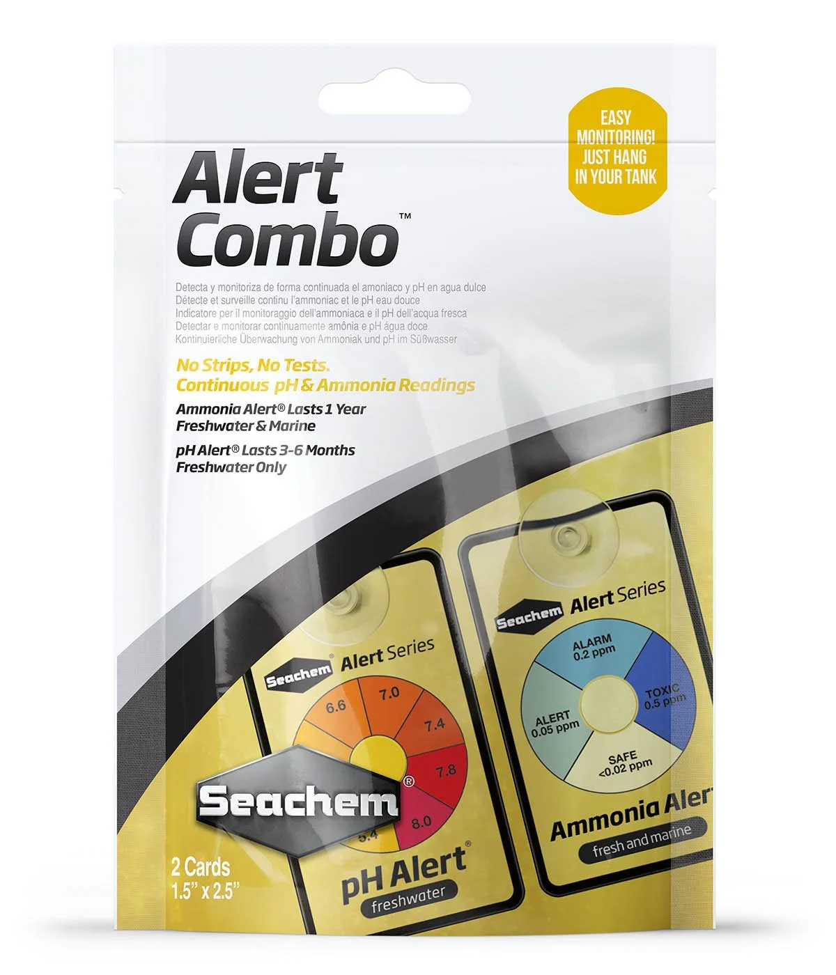 Alert Combo – Ammonia & pH Alert Seachem
