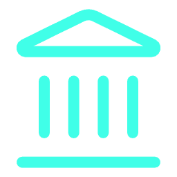 Stylized icon of a shower head with water or steam coming out.