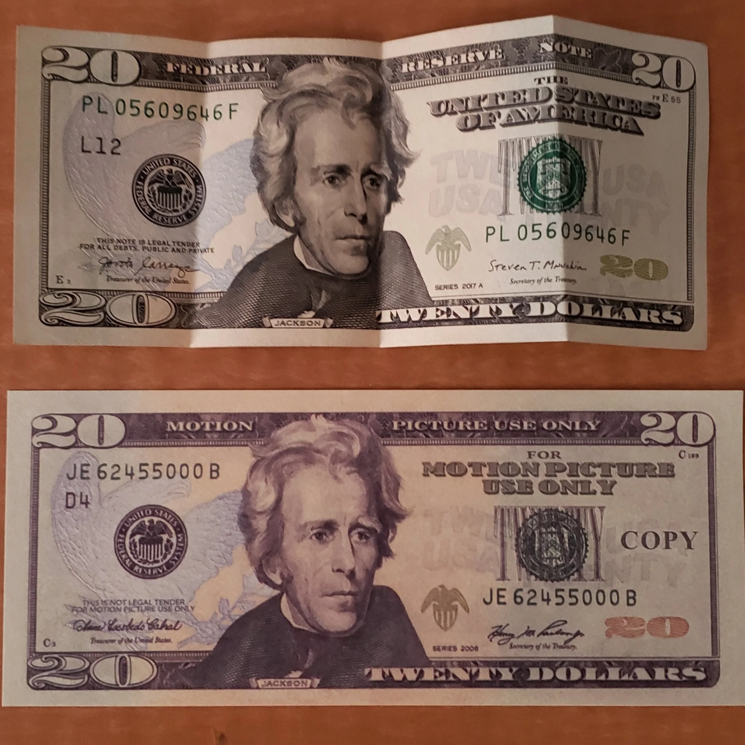 fake money for robbers