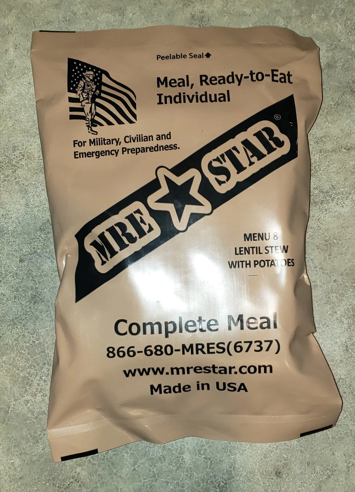 MRE STAR: A FRESH RATION OPTION