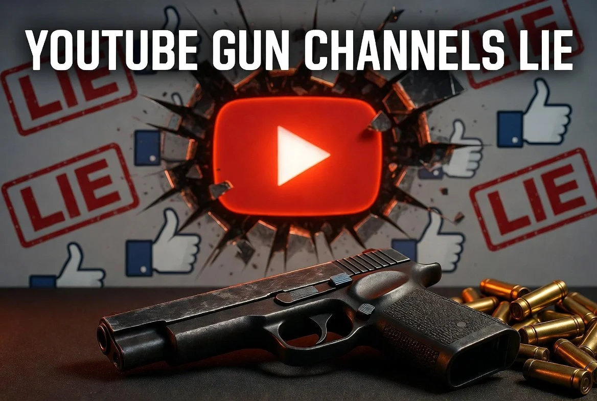 YOUTUBE GUN CHANNELS LIE, AND YOU BUY INTO IT