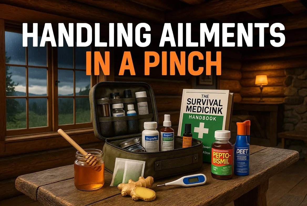 HANDLING AILMENTS IN A PINCH WITH STUFF YOU CAN ACTUALLY FIND