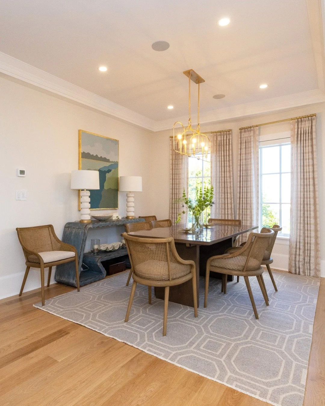 A dining space designed for connection.

Warm wood tones, layered textures, and elegant lighting come together to create a room that feels both refined and inviting, a perfect blend of craftsmanship and comfort.

#BuiltByShepard #LuxuryHomes #SouthSh