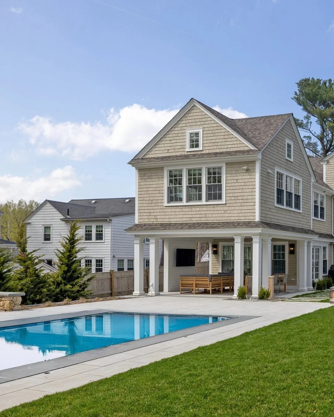Where every summer day starts and ends.

From poolside lounging to catching the game on the outdoor TV, this space was designed to help you get the most out of our New England summer months.

#ShepardConstruction #PoolsideLiving #OutdoorDesign #Custo