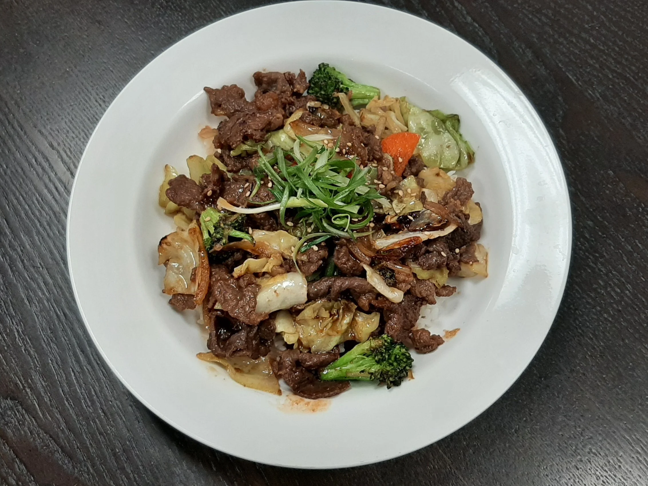 beef teriyaki rice bowl