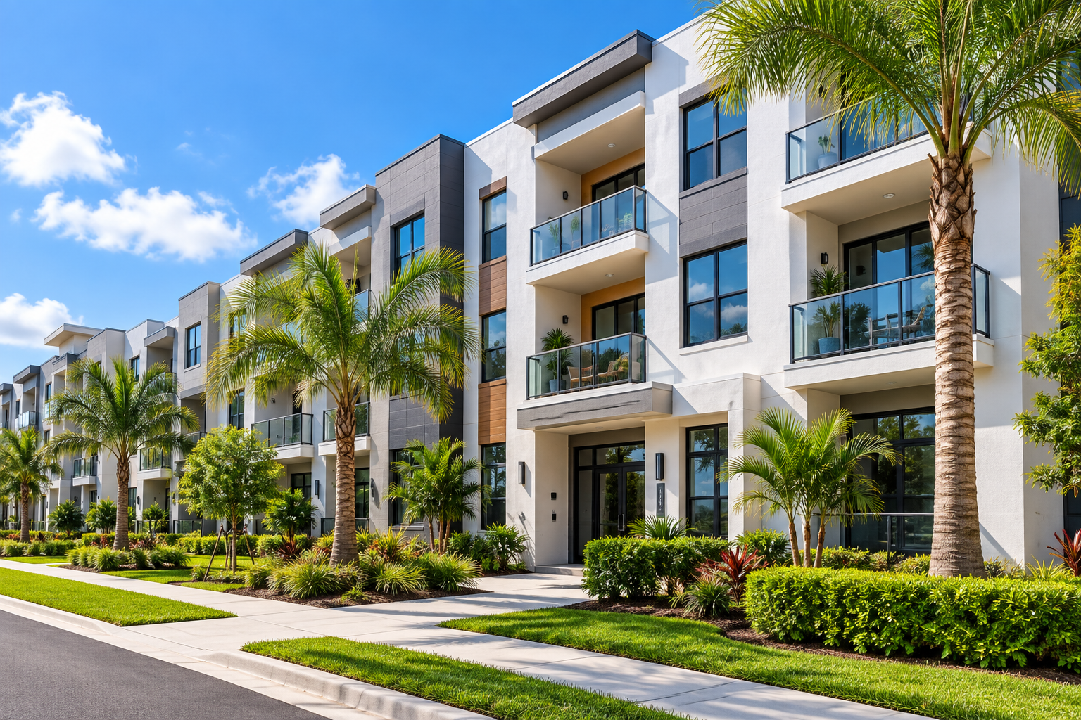 Multifamily apartment community representing properties served by IMR Billing Services in South Florida.