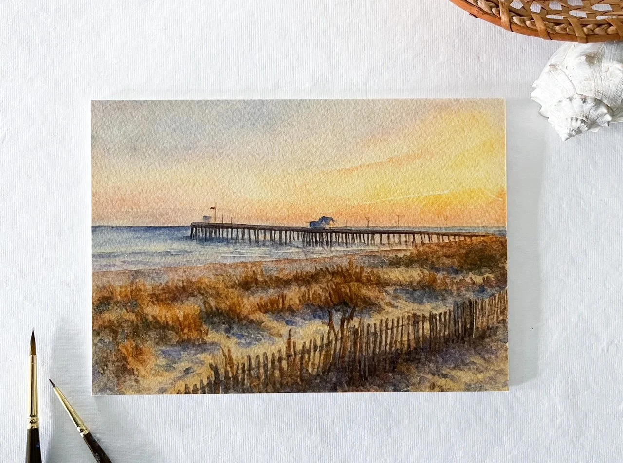 Fishing Pier at Sunset