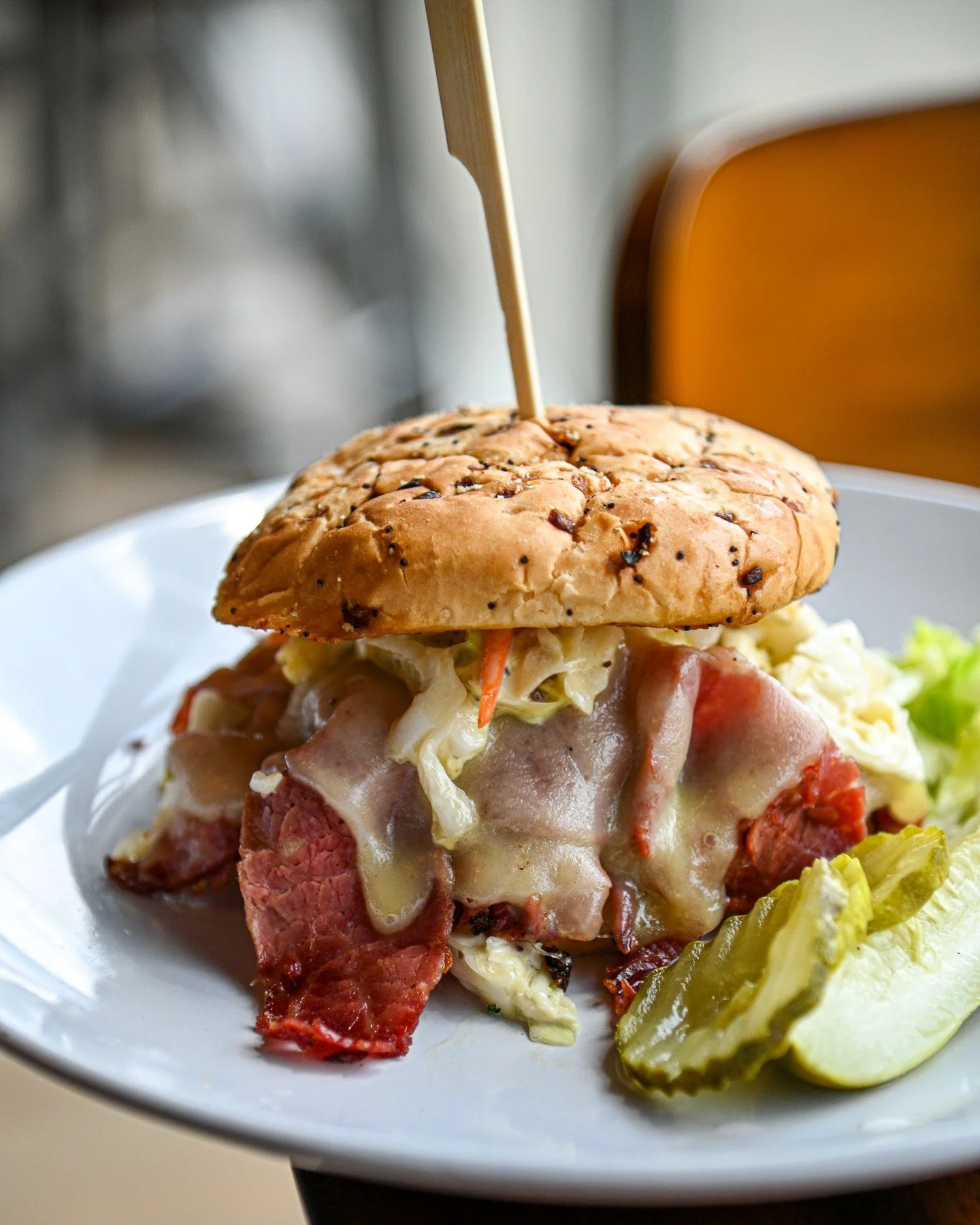 The Slinger is not your average sandwich 🤤 Piled high with flavor and packed with all the comfort food vibes you crave &mdash; it&rsquo;s the kind of meal that keeps you coming back for more.

Who&rsquo;s hungry? 👀 We're open today 9am-9pm!

#Midto