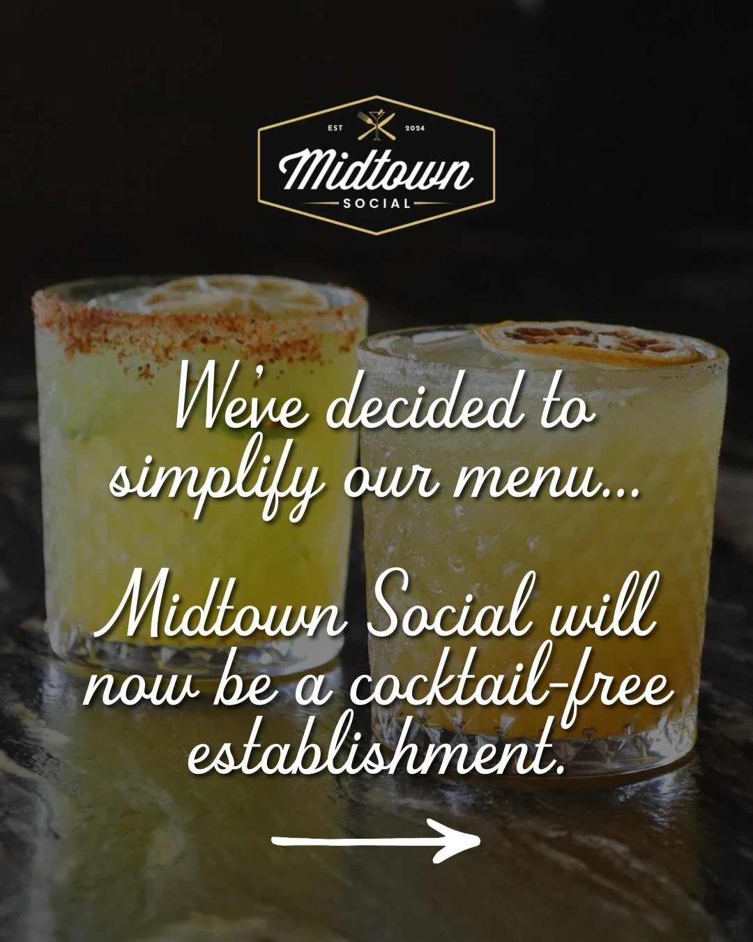 After a lot of thought&hellip; we&rsquo;ve decided to remove cocktails from our menu.
We know this may come as a surprise.

&hellip;yeah right 😂🍸
APRIL FOOLS

👉 Pull up tonight, your drink is waiting...
🕘  We are open from 9am - 9pm! | 📍4160 Woo