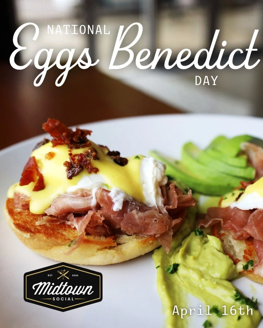 National Eggs Benedict Day = your plans today 👀

✨ Stop in and get yours before it&rsquo;s gone

Brunch is served from 9am- 3pm. |📍4160 Woodward Ave.
👉 Order Online and view menu: link in bio

#MidtownSocial #DetroitMI #EggsBenedictDay