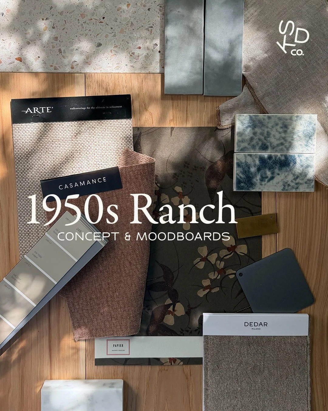 This project is an addition to a 1950s Modern Ranch with Traditional details. KSDCo. was hired for both architectural and interior design. We love a full service project! The addition bumps out back to create a larger kitchen space that will feel lik