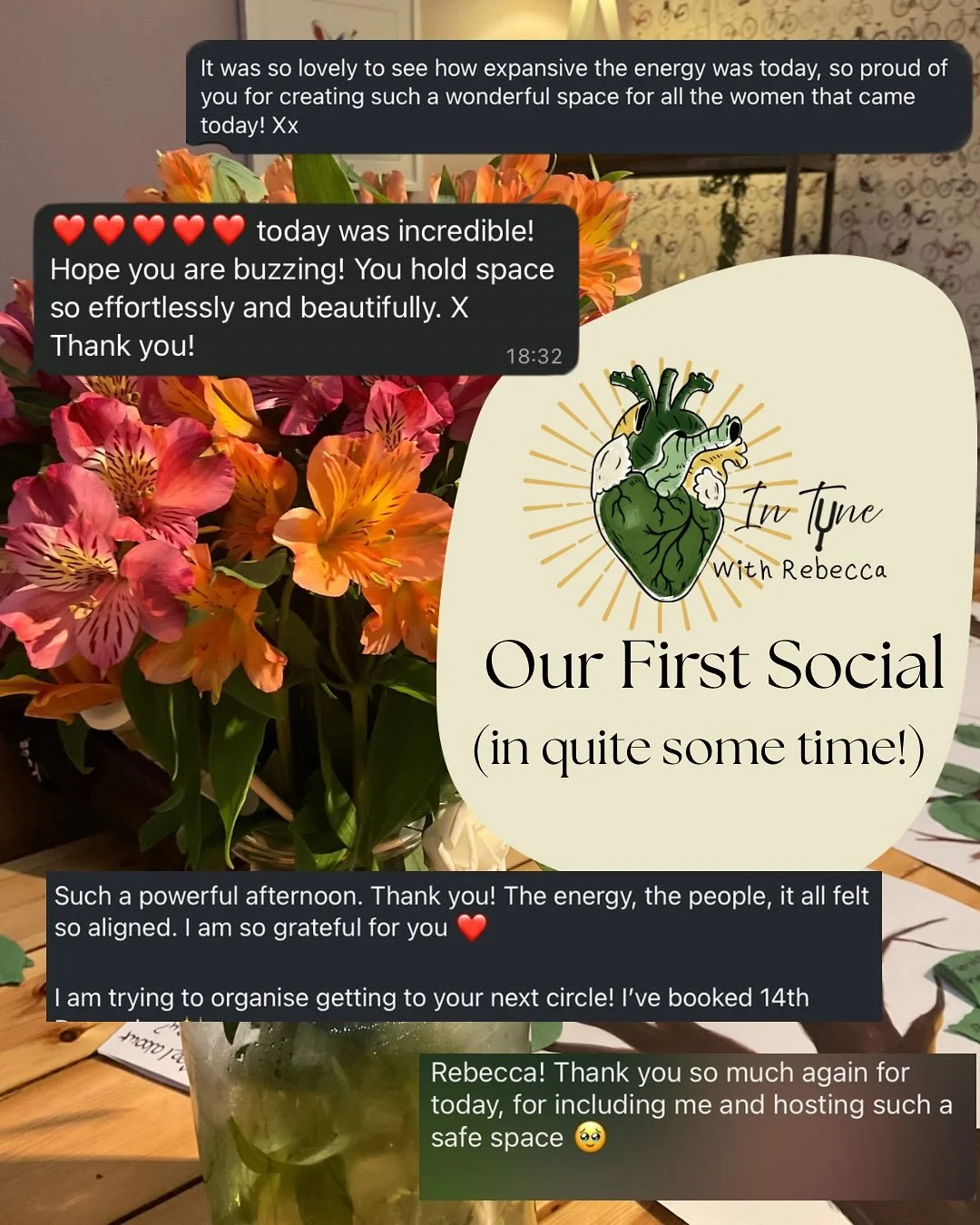 I&rsquo;m processing how big this Sundays social event was 🤯 So here&rsquo;s some of your takes. 

Honestly I was blown away by the ENERGY you ALL came through with🥳

So&hellip; it feels very exciting to say I will be planning and announcing our Ja