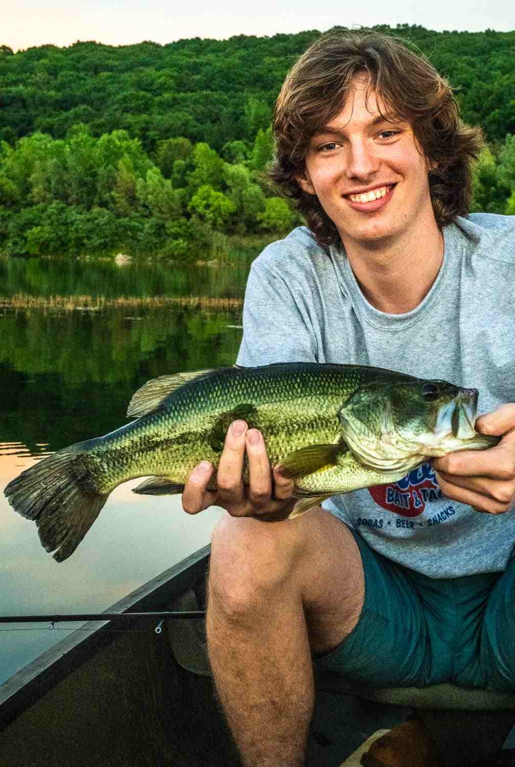 Matt Litton and a nice largemouth.
