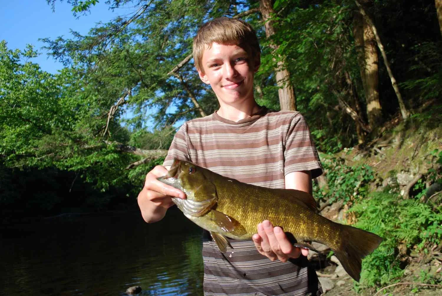 Salmon River bass.