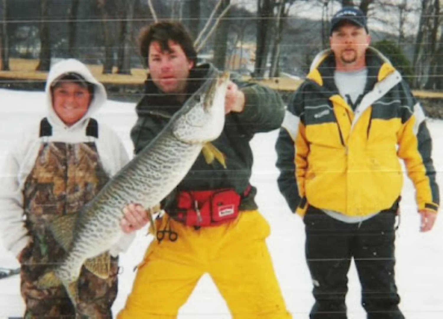 Joe Landolfi with a big tiger musky.