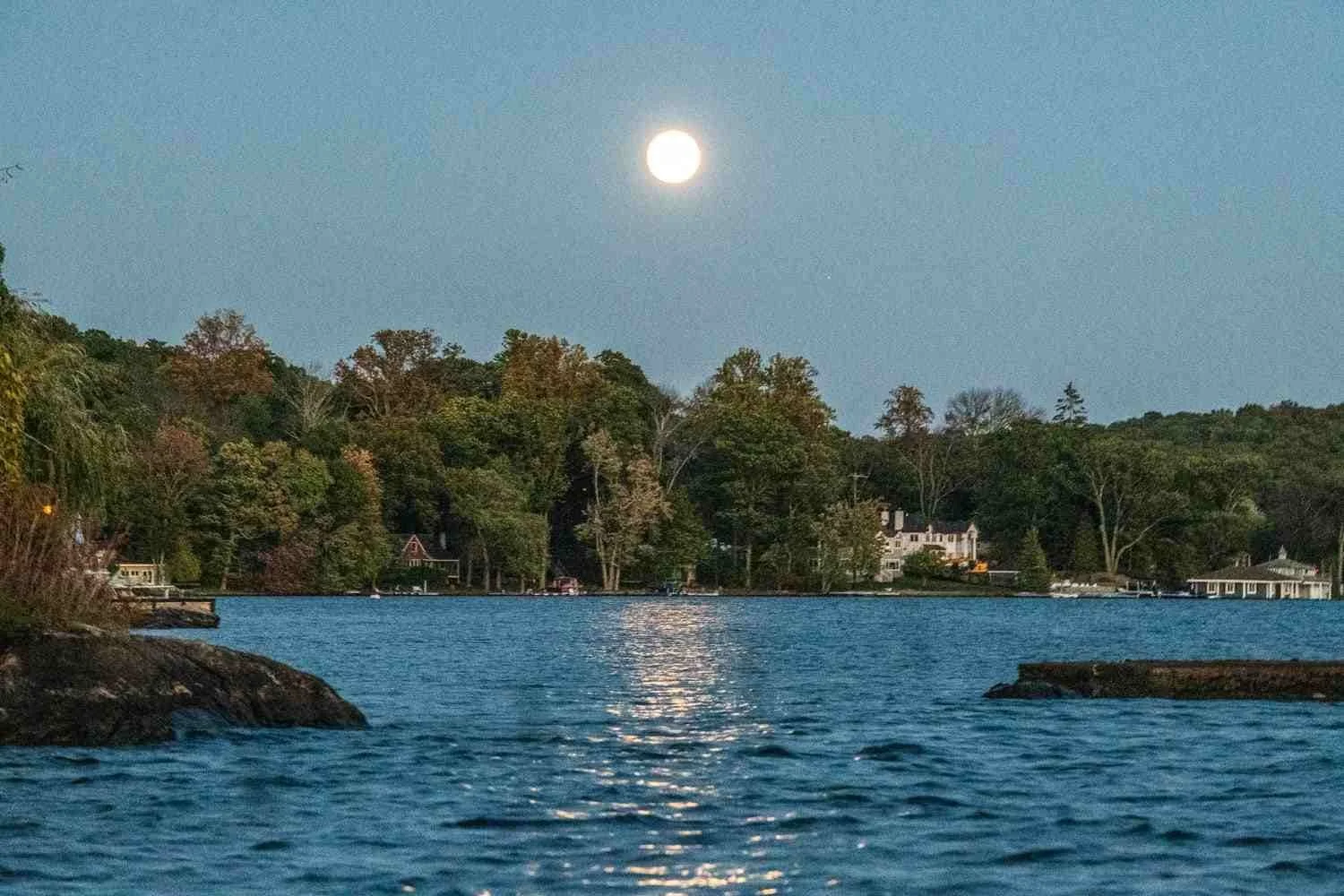 The moon.