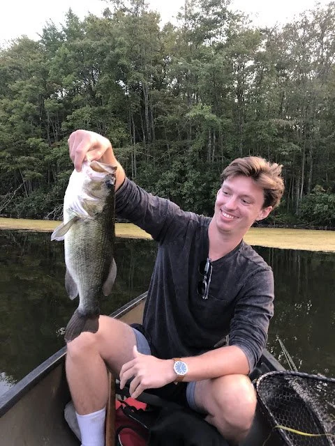 Caught on a weedless frog.