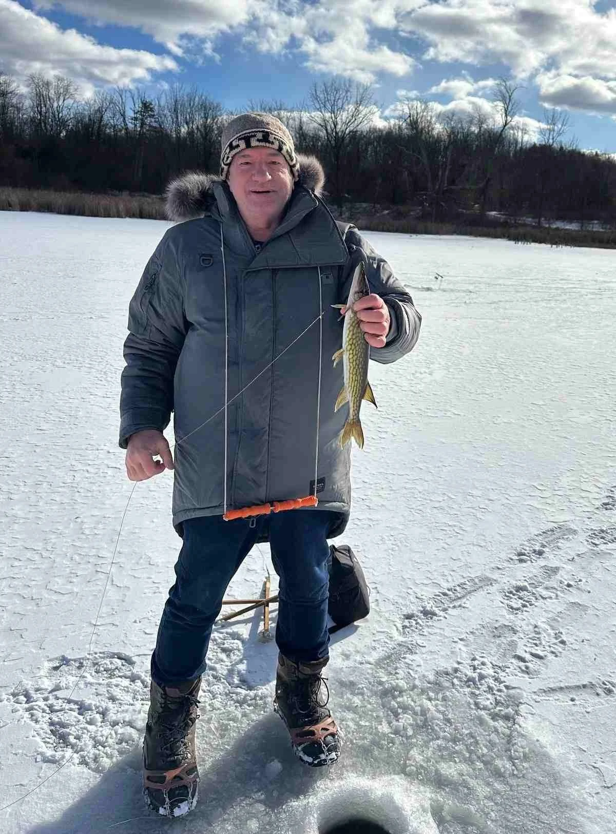 Pickerel average about 16 inches at Twin Lakes.