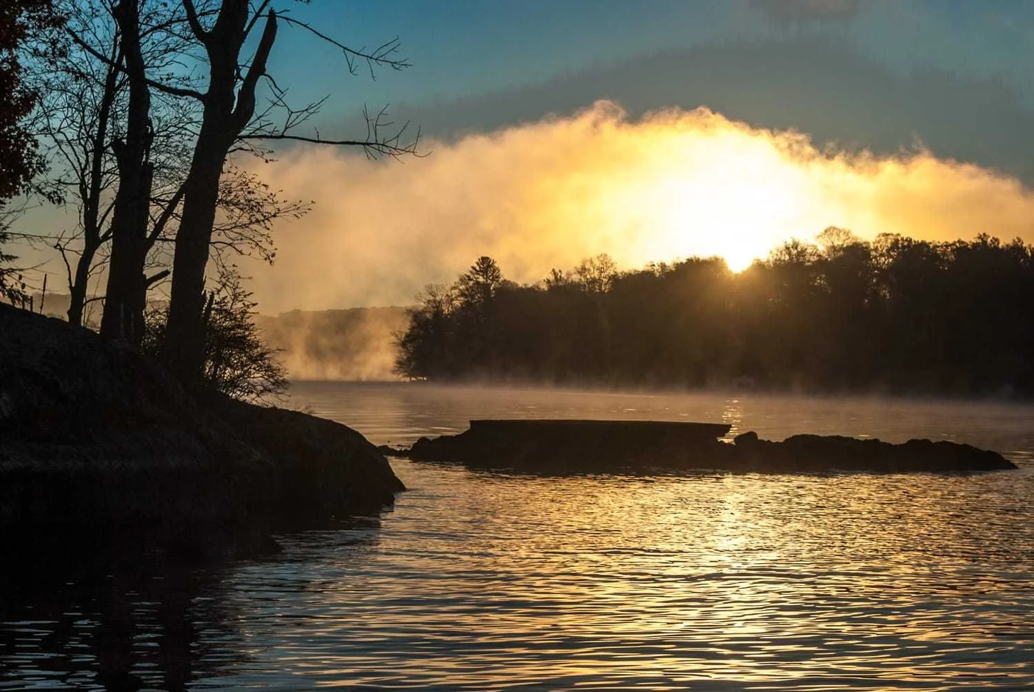 Before sunrise, fish then.