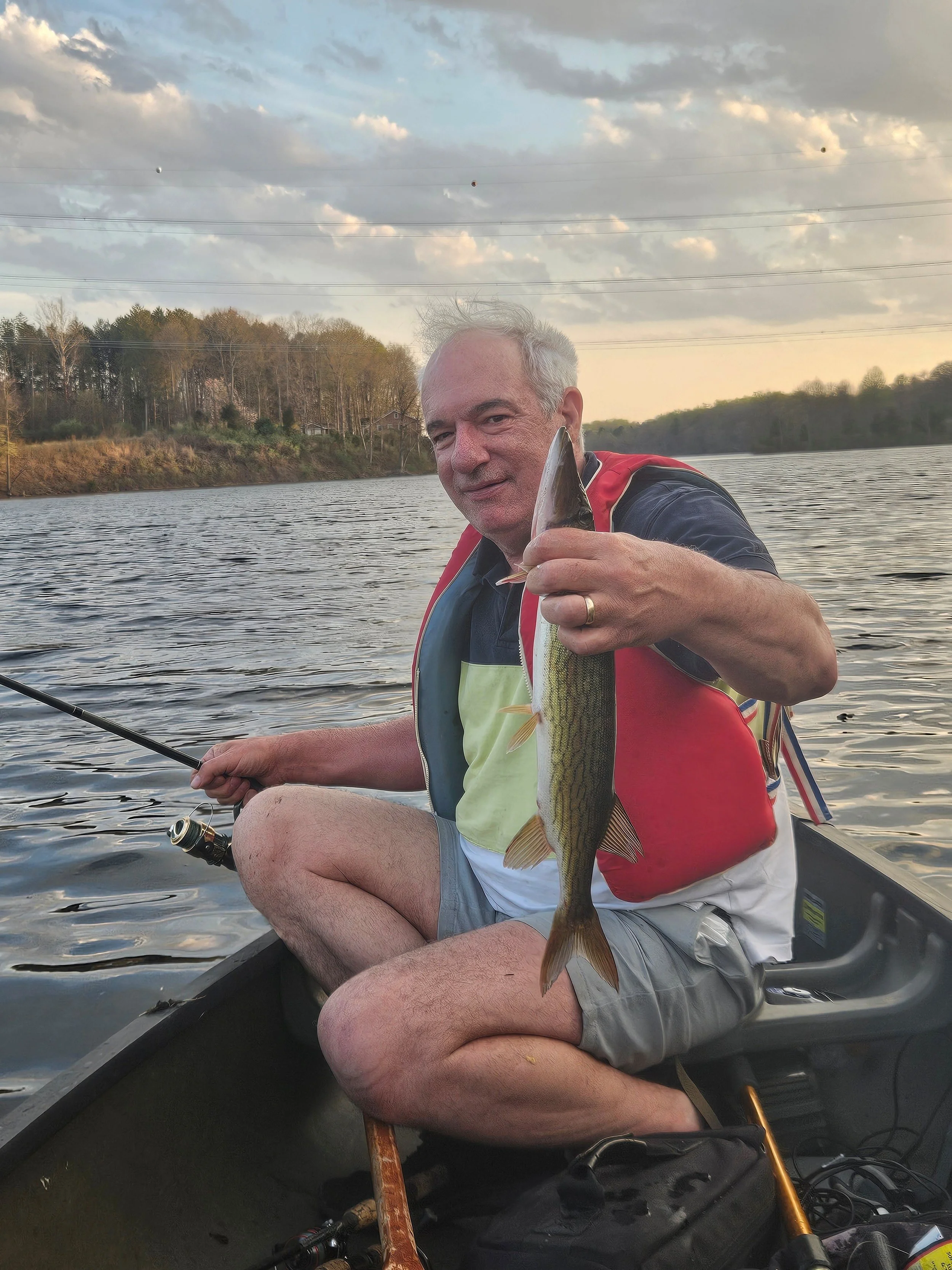 Average-size pickerel.