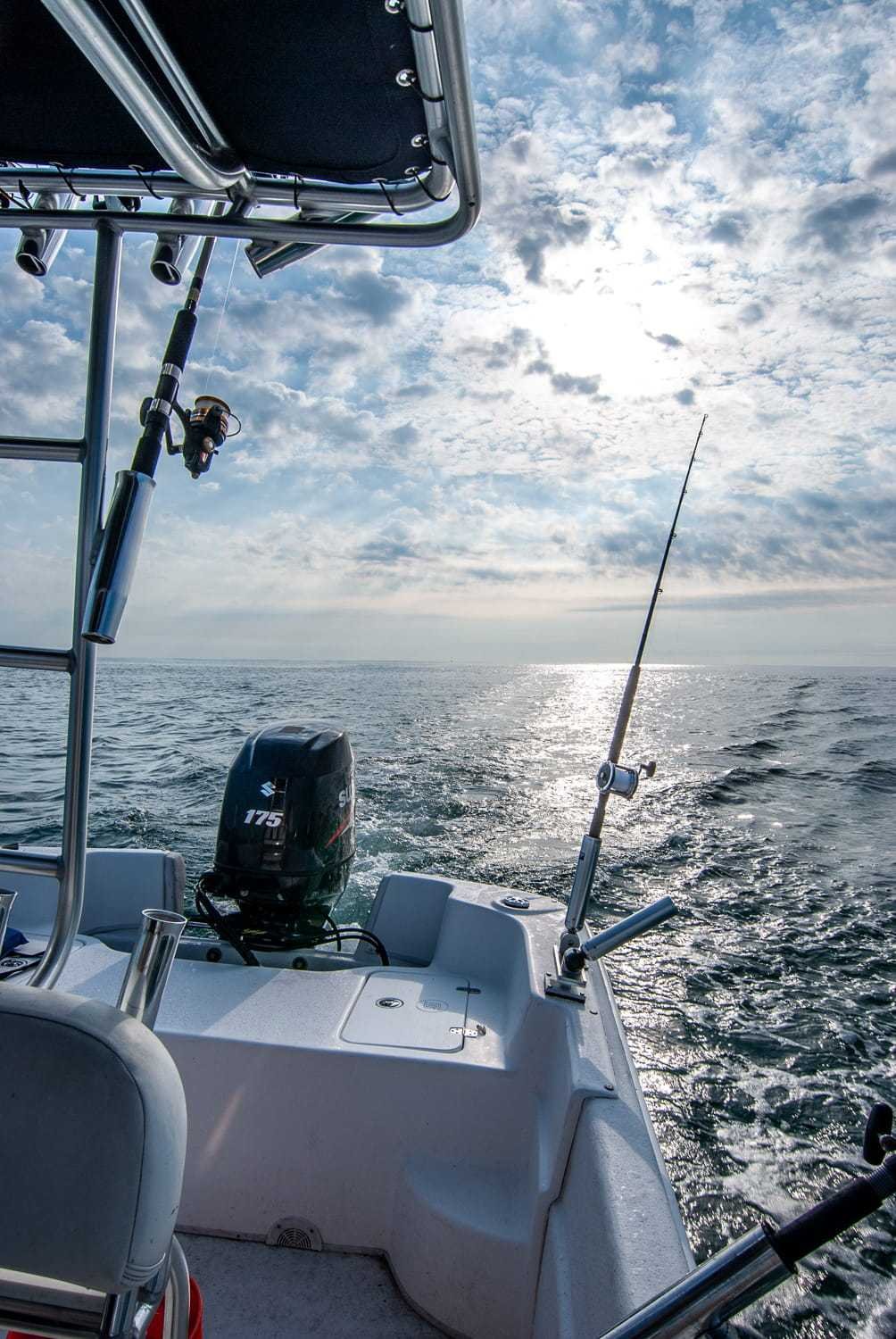 A big outboard.