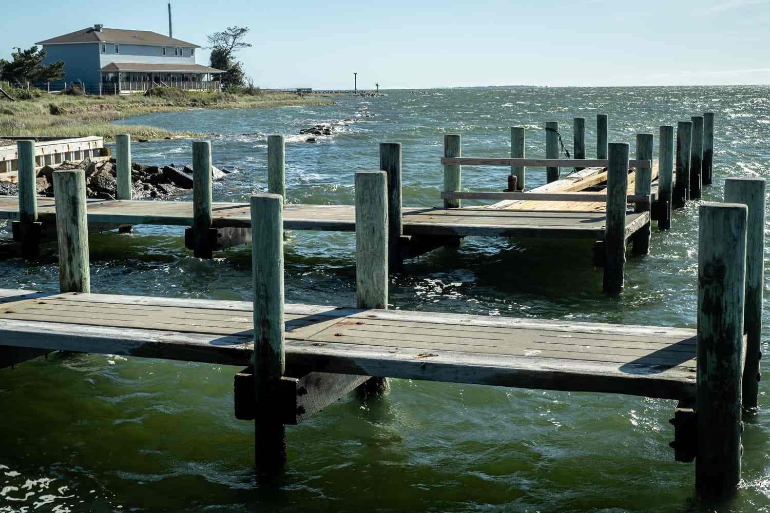 A set of docks.