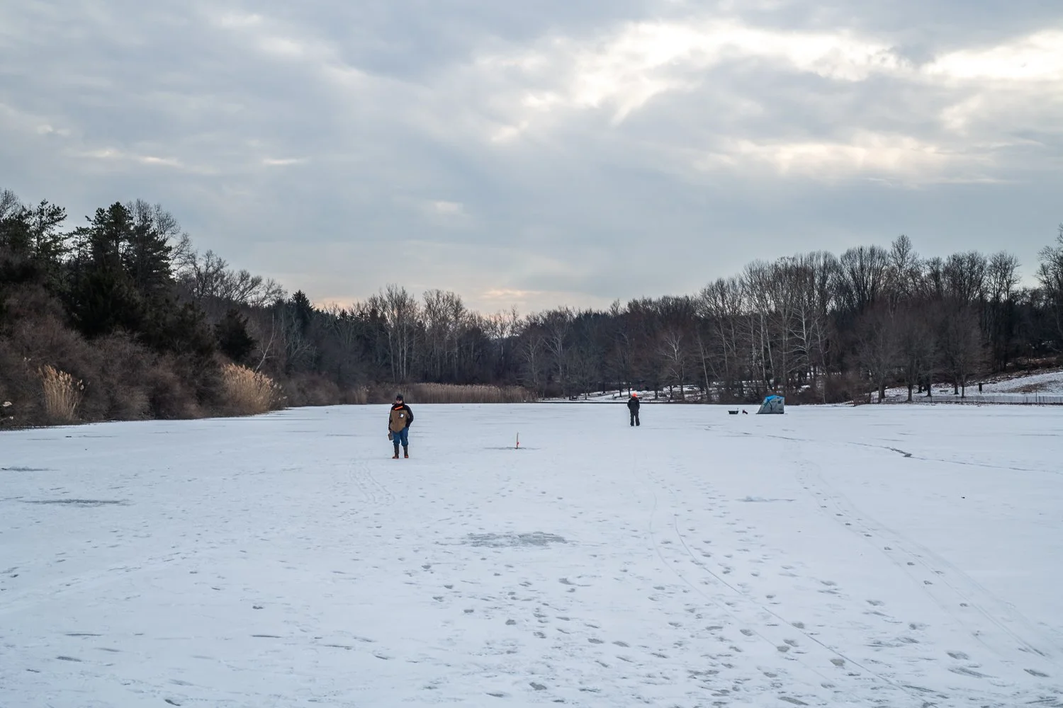 Round Valley Pond shot towards the back of it.