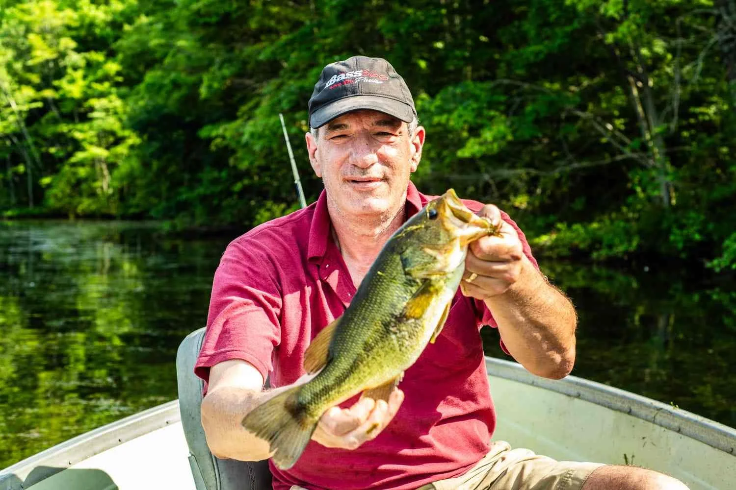 In close caught bass.