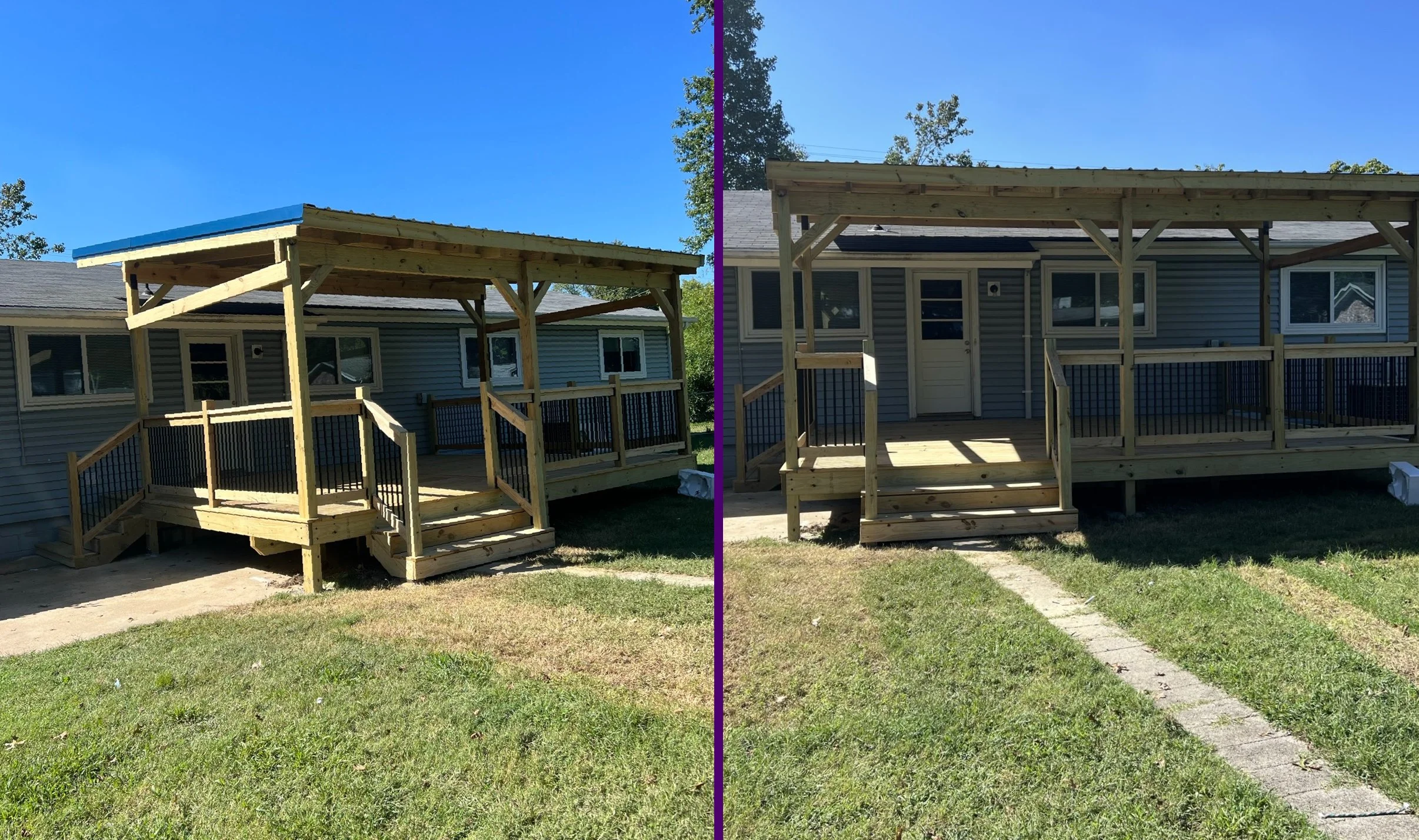 Custom high-end deck construction in Northwest Arkansas built with premium materials, detailed craftsmanship, and designed for long-lasting outdoor living spaces