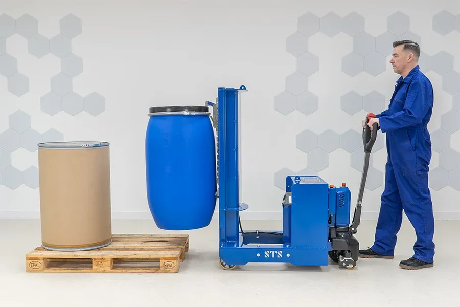 detail view of the electric push button control panel