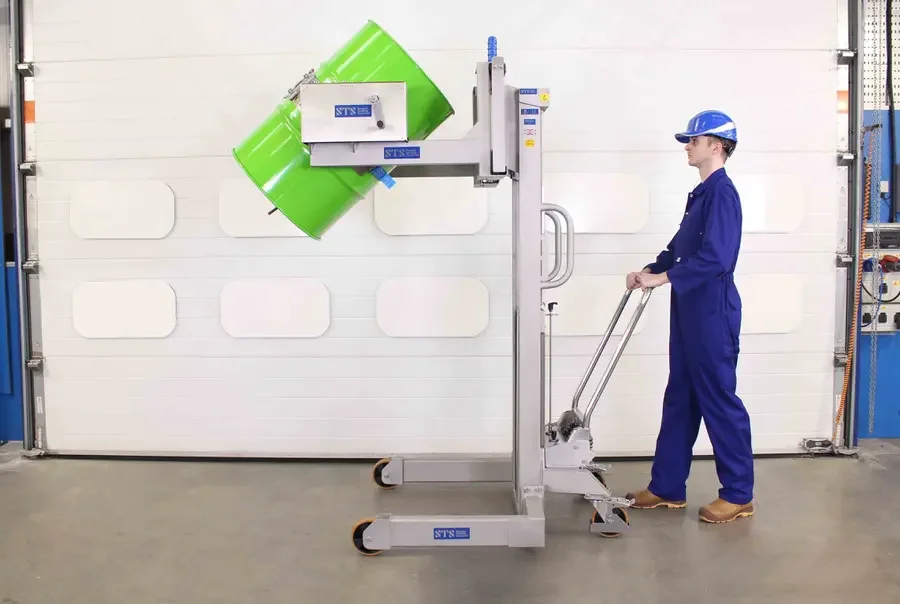 Stainless steel drum pourer