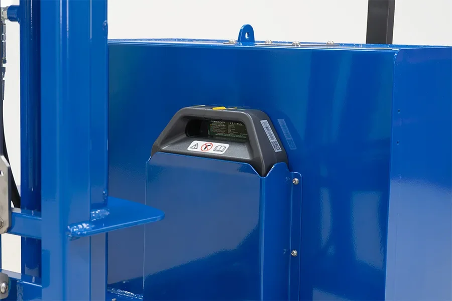 detail view of the lithium battery pack