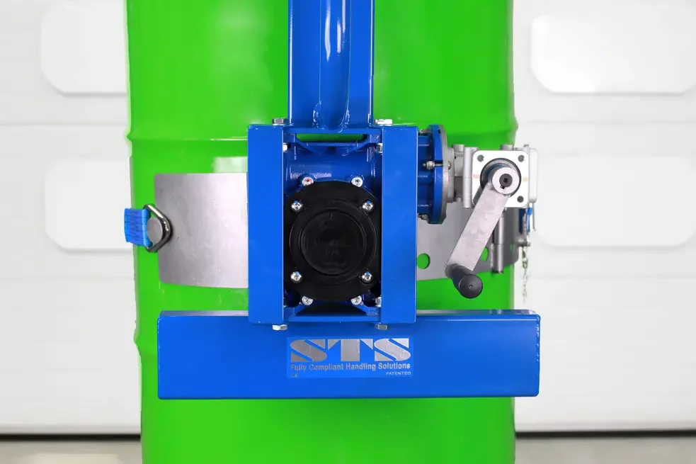 detail of the self locking gearbox