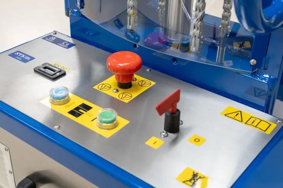 detail of electric lift system