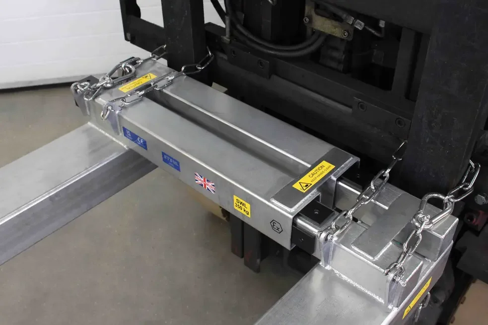 detail image of the sliding band mechanism