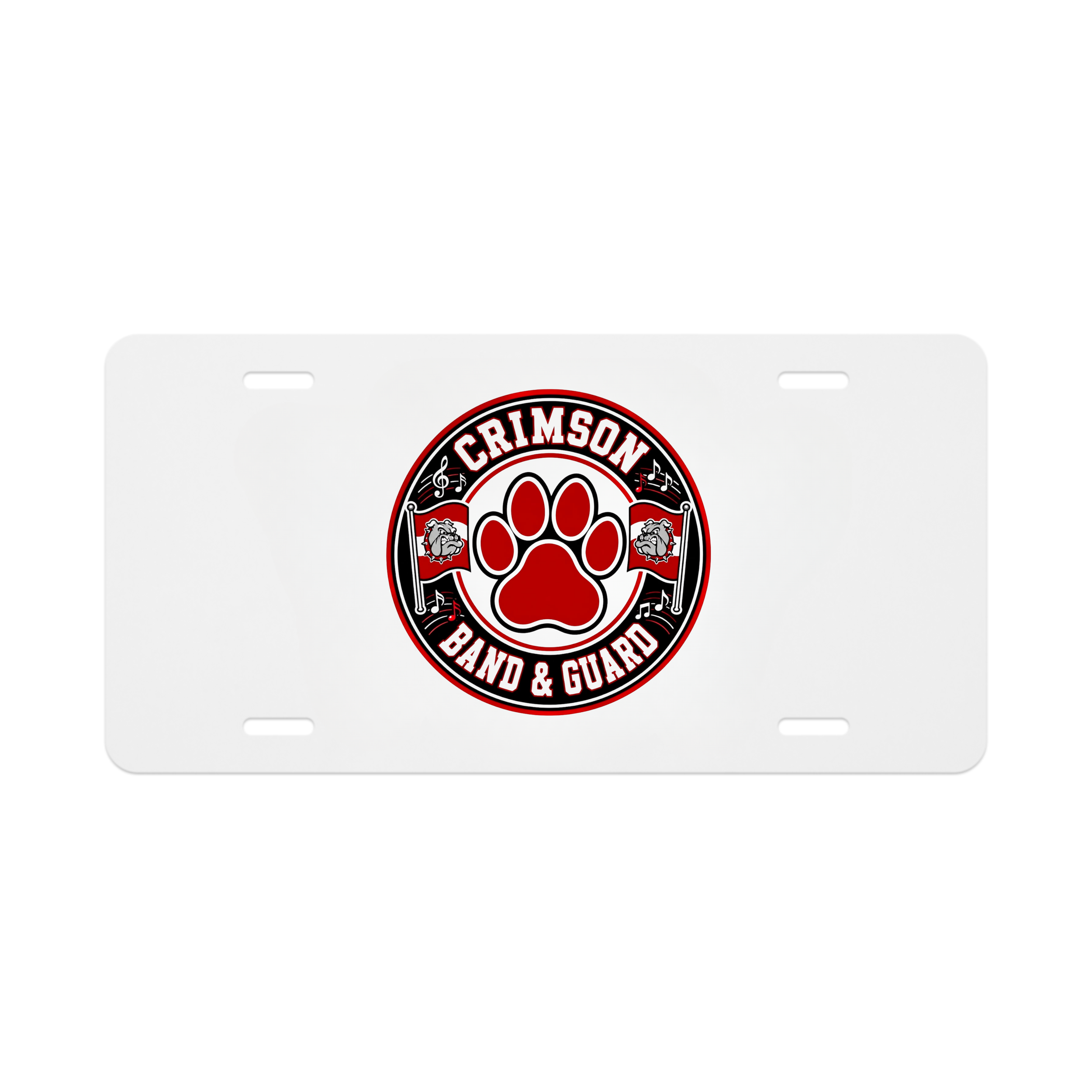 CBBC Marching Band and Color Guard Logo  - License Plate
