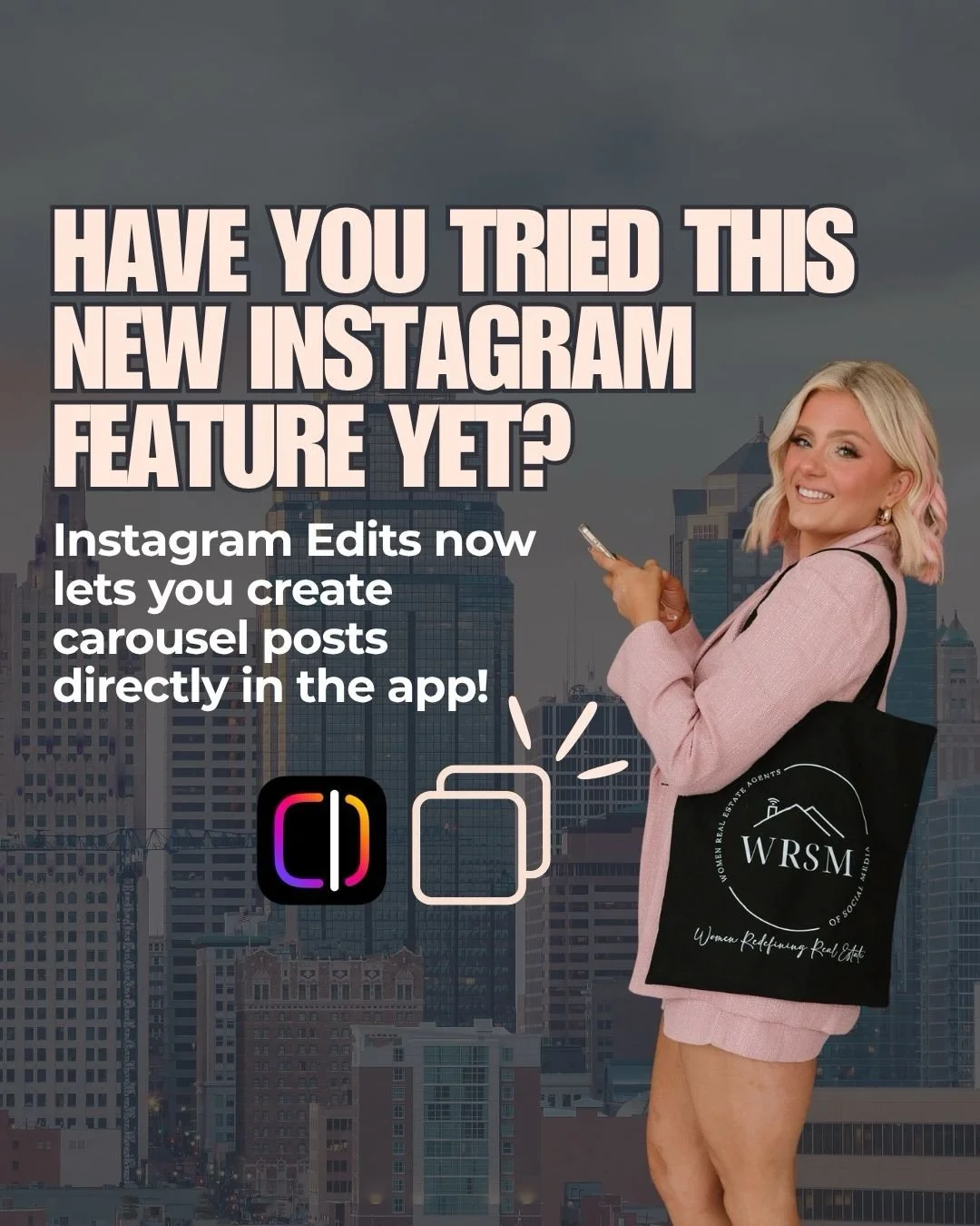 Instagram Edits just added a feature that real estate agents NEED to know about!

You can now create carousel posts directly inside the Edits app, giving you another way to create content without jumping between multiple apps.

And if you&rsquo;re a 
