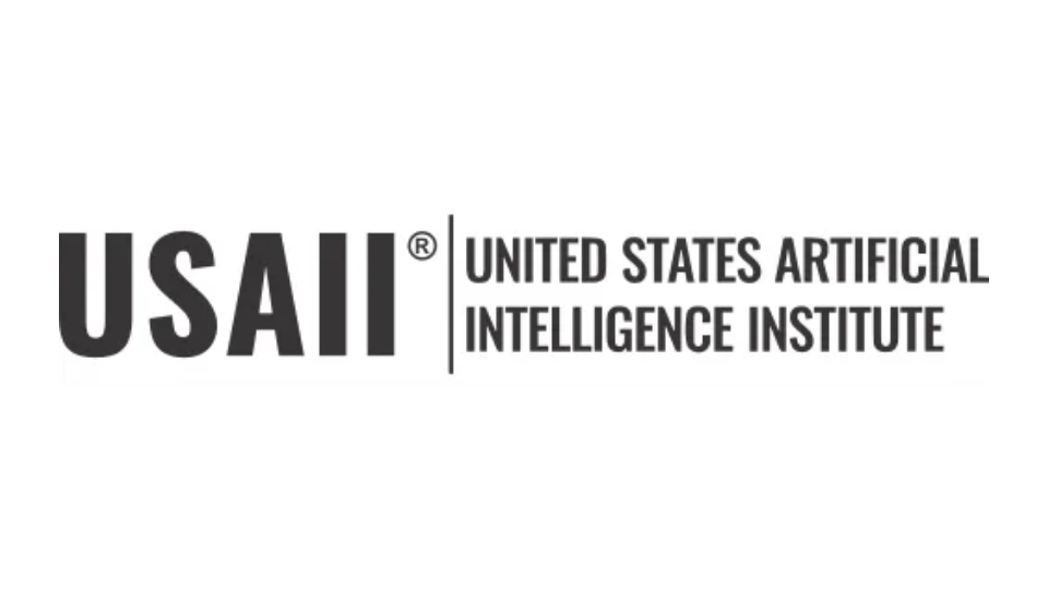 Logo of the United States Artificial Intelligence Institute (USAII) with black text on a white background.