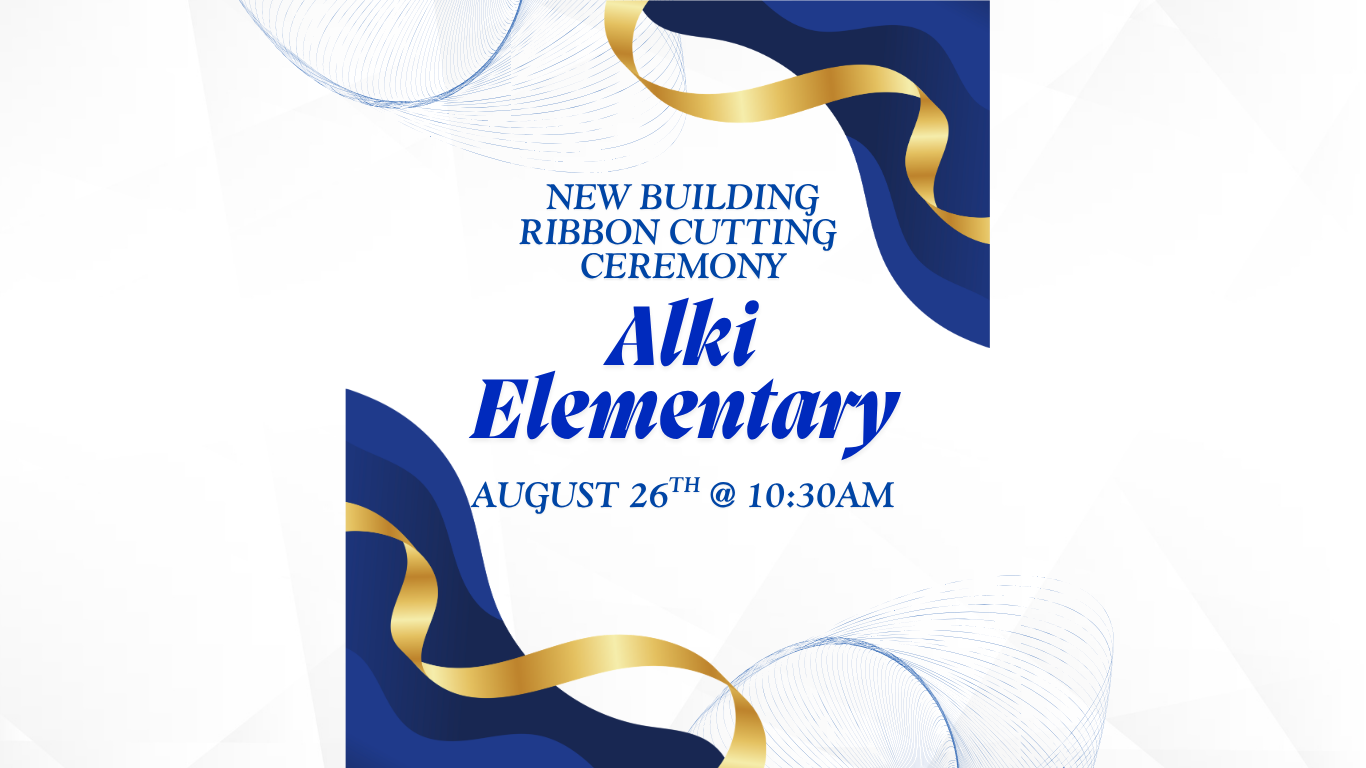 Alki Elementary Ribbon Cutting Ceremony