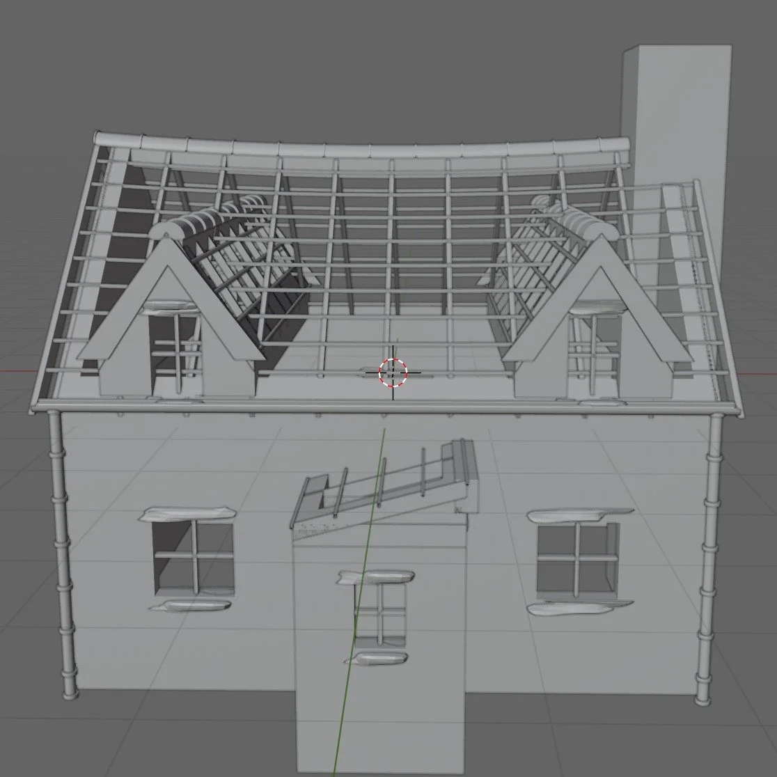 Coming soon... Sagging roofs... Just need to get the slates to follow the sag.