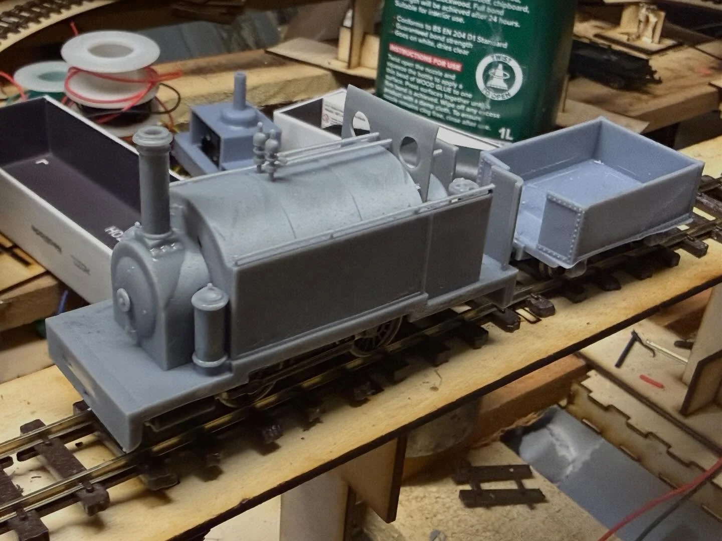 This isn&rsquo;t nearly detailed enough but I&rsquo;m not planning to do any more work on it in the near future beyond weathering it to within an inch of its like. I&rsquo;m seeing it as an old loco left in the back of the shed for years, pressed bac
