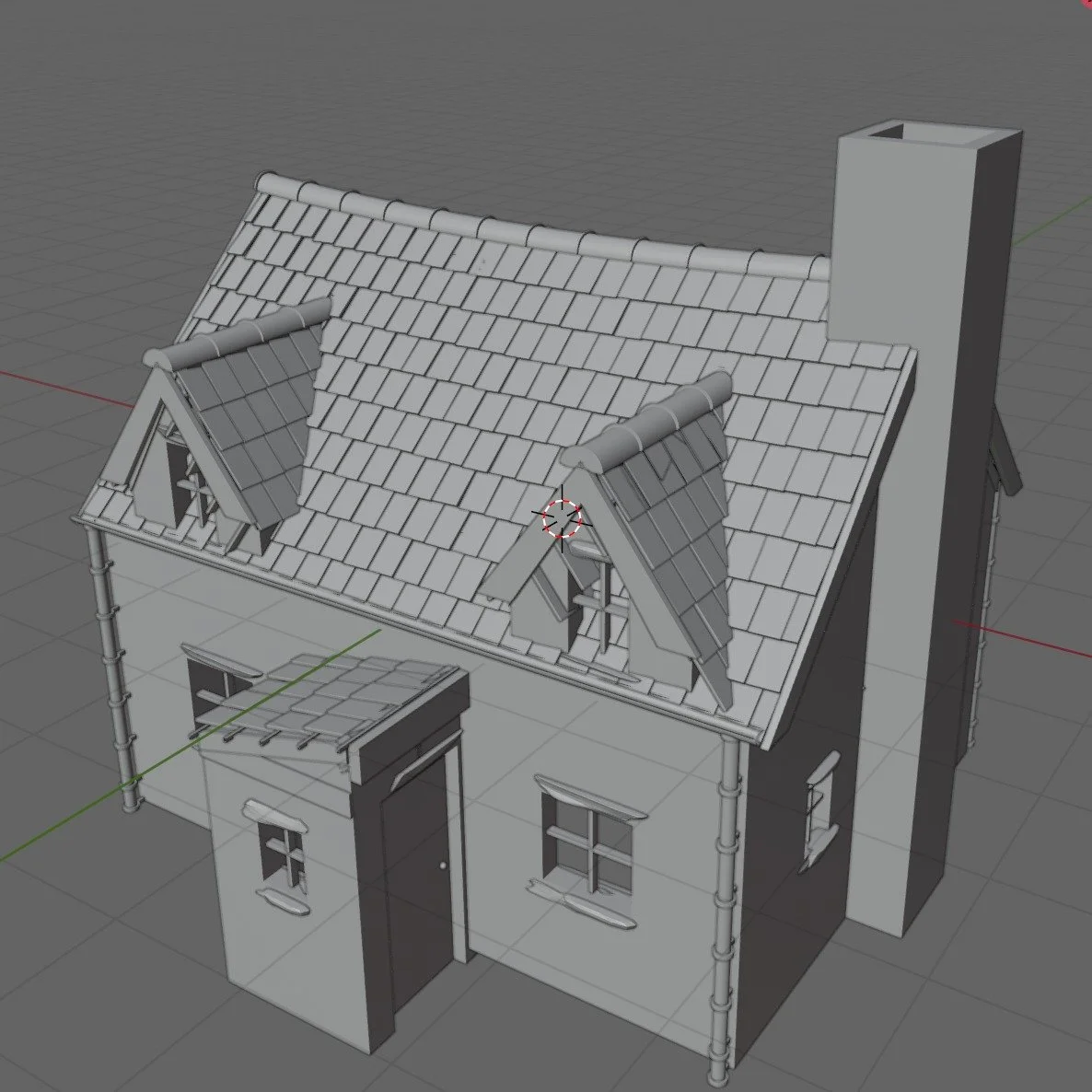 So that's the sag in the roof coded. The efforts we go to to make things imperfect.